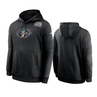 49ers Black Crucial Catch Sideline Performance Hoodie