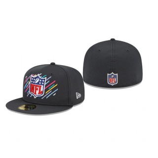 NFL Charcoal 2021 NFL Crucial Catch 59FIFTY Fitted Hat