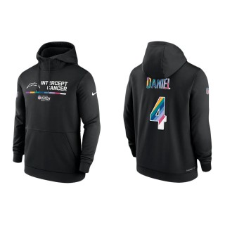 Chase Daniel Los Angeles Chargers Black 2022 NFL Crucial Catch Therma Performance Pullover Hoodie