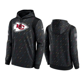 Chiefs Charcoal 2021 NFL Crucial Catch Therma Pullover Hoodie