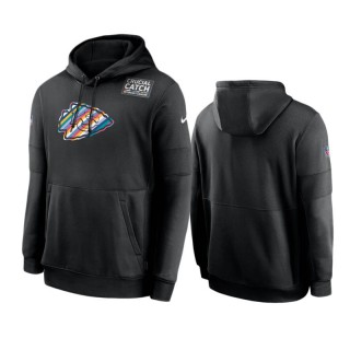 Chiefs Black Crucial Catch Sideline Performance Hoodie