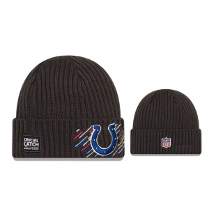 Colts Charcoal 2021 NFL Crucial Catch Knit Hat