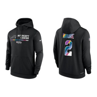 D.J. Moore Carolina Panthers Black 2022 NFL Crucial Catch Therma Performance Pullover Hoodie