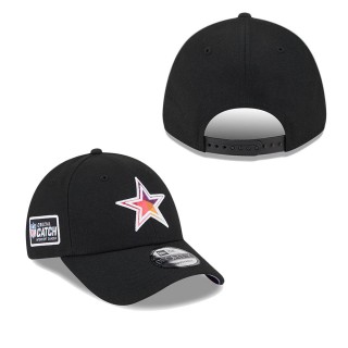 Dallas Cowboys Black 2023 NFL Crucial Catch 9FORTY Adjustable Hat