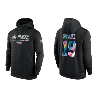 Deebo Samuel San Francisco 49ers Black 2022 NFL Crucial Catch Therma Performance Pullover Hoodie