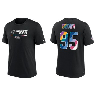 Derrick Brown Carolina Panthers Black 2022 NFL Crucial Catch Performance T-Shirt