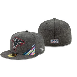 Falcons Heather Gray 2019 NFL Crucial Catch 59FIFTY Fitted Hat
