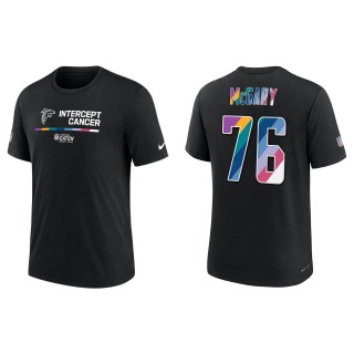 Kaleb McGary Atlanta Falcons Black 2022 NFL Crucial Catch Performance T-Shirt