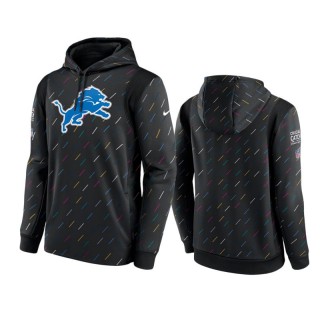 Lions Charcoal 2021 NFL Crucial Catch Therma Pullover Hoodie