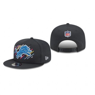 Lions Charcoal 2021 NFL Crucial Catch 9FIFTY Snapback Adjustable Hat