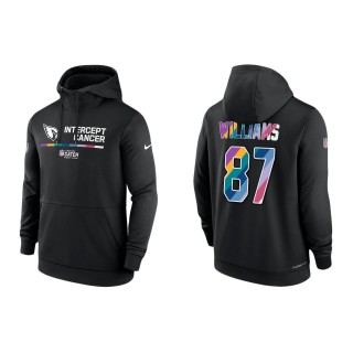 Maxx Williams Arizona Cardinals Black 2022 NFL Crucial Catch Therma Performance Pullover Hoodie