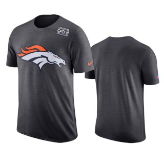 Broncos Anthracite Crucial Catch Performance T-Shirt