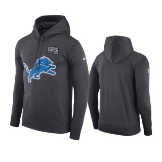 Lions Anthracite Crucial Catch Performance Hoodie