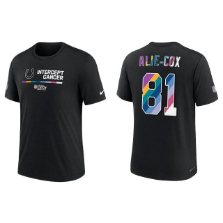 Mo Alie-Cox Indianapolis Colts Black 2022 NFL Crucial Catch Performance T-Shirt
