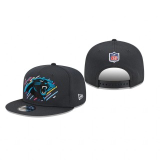 Panthers Charcoal 2021 NFL Crucial Catch 9FIFTY Snapback Adjustable Hat