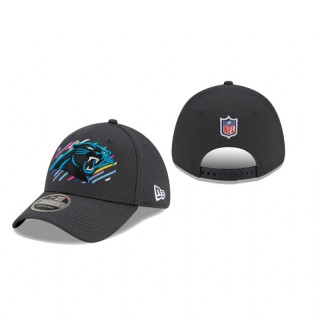 Panthers Charcoal 2021 NFL Crucial Catch 9FORTY Adjustable Hat
