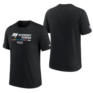 Men's Tampa Bay Buccaneers Black 2022 NFL Crucial Catch Performance T-Shirt