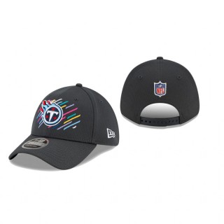 Titans Charcoal 2021 NFL Crucial Catch 9FORTY Adjustable Hat