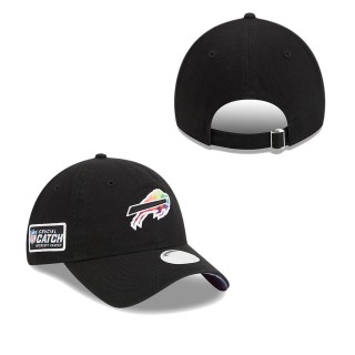 Women's Buffalo Bills Black 2023 NFL Crucial Catch Adjustable Hat