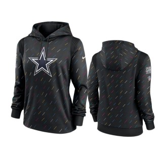 Women's Cowboys Anthracite 2021 NFL Crucial Catch Hoodie