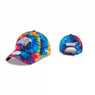 Women Panthers Multi-Color 2020 NFL Crucial Catch 9TWENTY Adjustable Hat