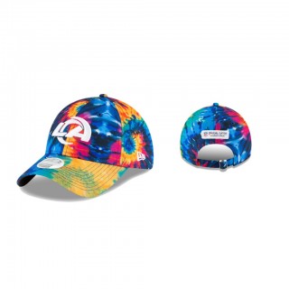 Women Rams Multi-Color 2020 NFL Crucial Catch 9TWENTY Adjustable Hat