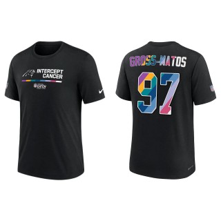Yetur Gross-Matos Carolina Panthers Black 2022 NFL Crucial Catch Performance T-Shirt