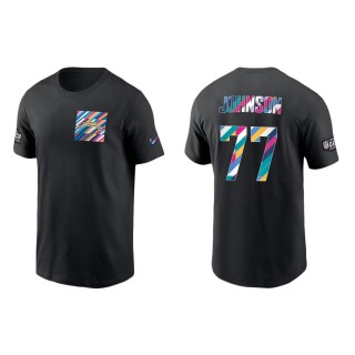 Zion Johnson Chargers 2023 Crucial Catch T-Shirt